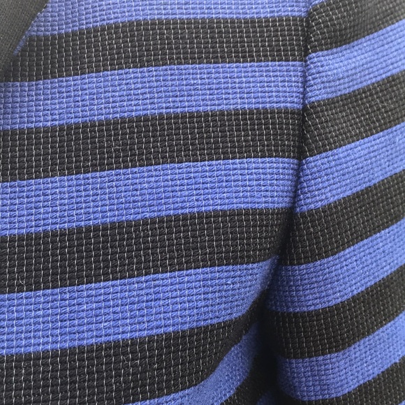 Ann Taylor LOFT black blue blazer jacket size 4 - Picture 4 of 7